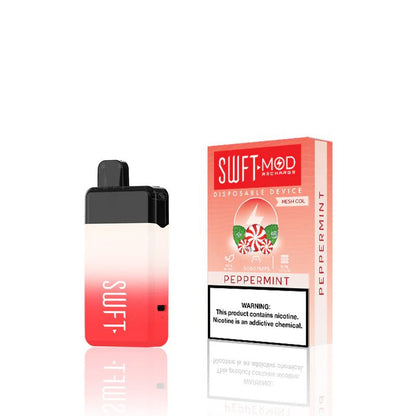 SWFT Mod Disposable | 5000 Puffs | 15mL | 50mg | MOQ 10 | Peppermint with Packaging