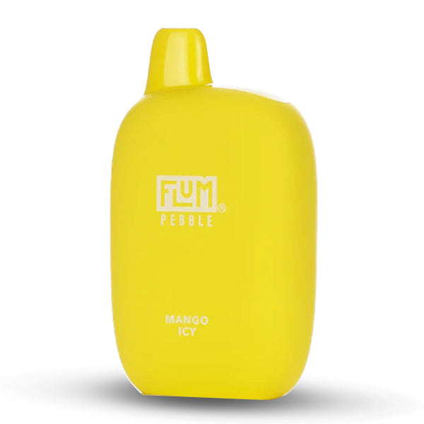 Flum Pebble Disposable | 6000 Puffs | 14mL | 50mg | MOQ 10 | Mango Icy 