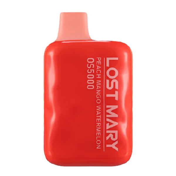 Lost Mary OS5000 Disposable 5000 Puff 10mL 00mg-50mg | MOQ 10 Peach Mango Watermelon