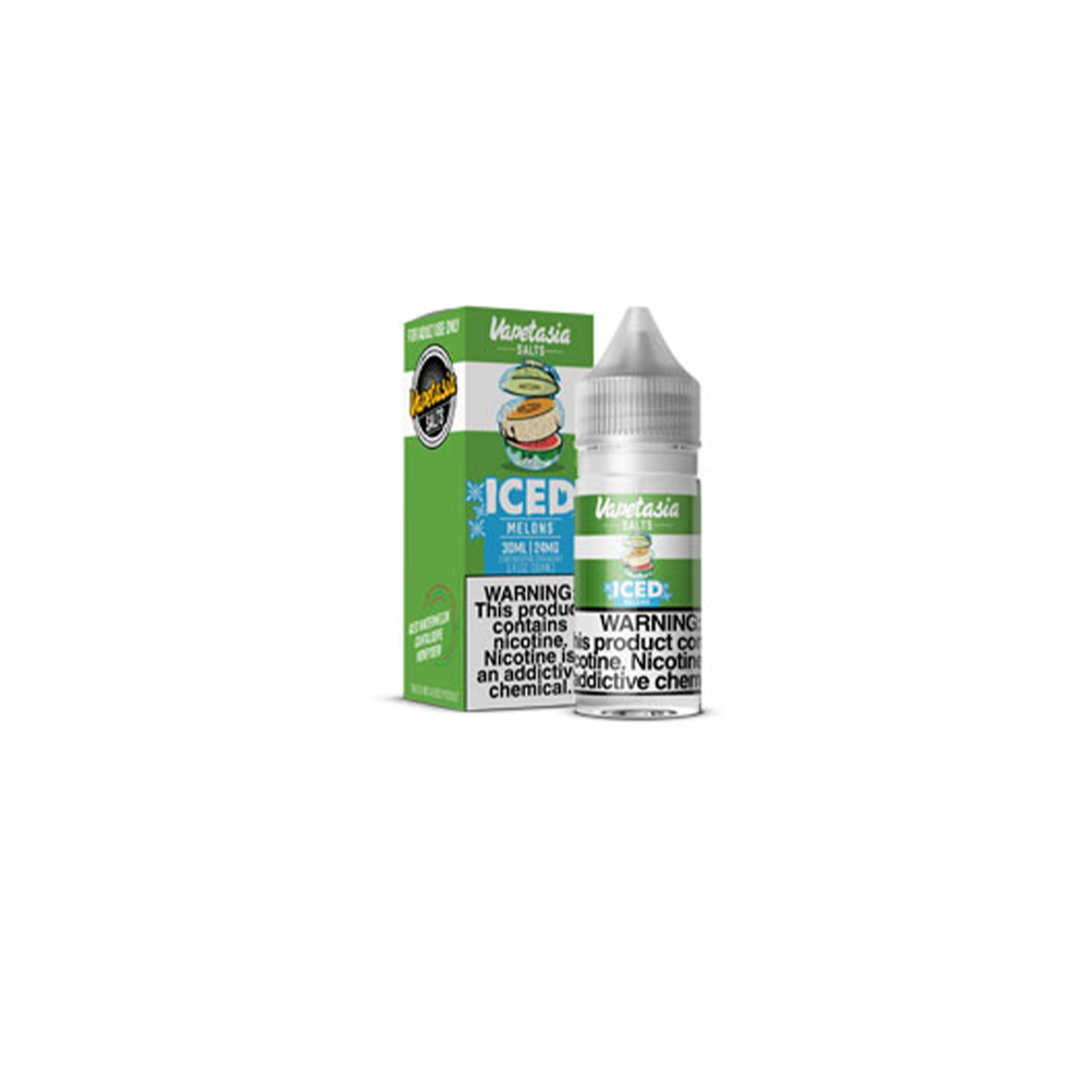 Vapetasia Salt Series E-Liquid 30mL (Salt Nic) Killer Fruits Iced Mellons with Packaging