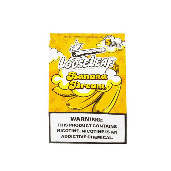 Loose Leaf 5-Wrap Pouch | MOQ 8pc Banana Dream