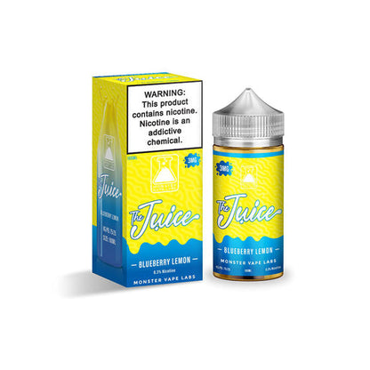 Jam Monster Juice Series E-Liquid | 100mL | 3mg | (Freebase) | Blueberry Lemon with packaging