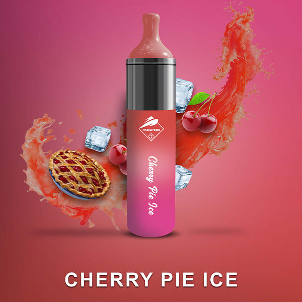 Tugpod EVO Disposable | 4500 Puffs | 10mL | 50Mg | MOQ 10 | Cherry Pie Ice