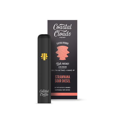 Coastal Clouds Hemp Live Resin Disposable D8 | HHC-P | 2 Grams