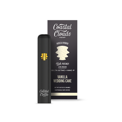 Coastal Clouds Hemp Live Resin Disposable D8 | HHC-P | 2 Grams