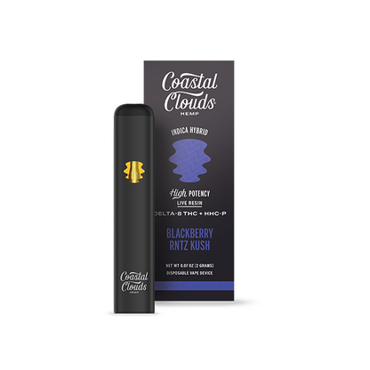 Coastal Clouds Hemp Live Resin Disposable D8 | HHC-P | 2 Grams