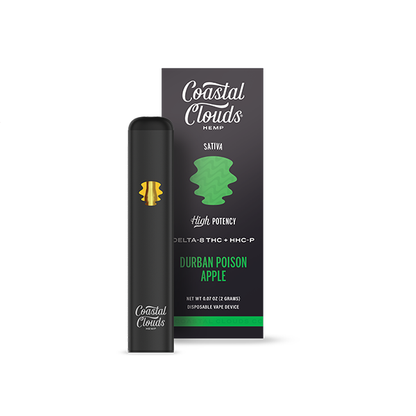 Coastal Clouds Hemp Live Resin Disposable D8 | HHC-P | 2 Grams