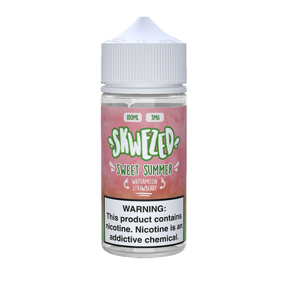Skwezed Series E-Liquid | 100mL | 3mg | (Freebase) | Sweet Summer (Watermelon Strawberry)