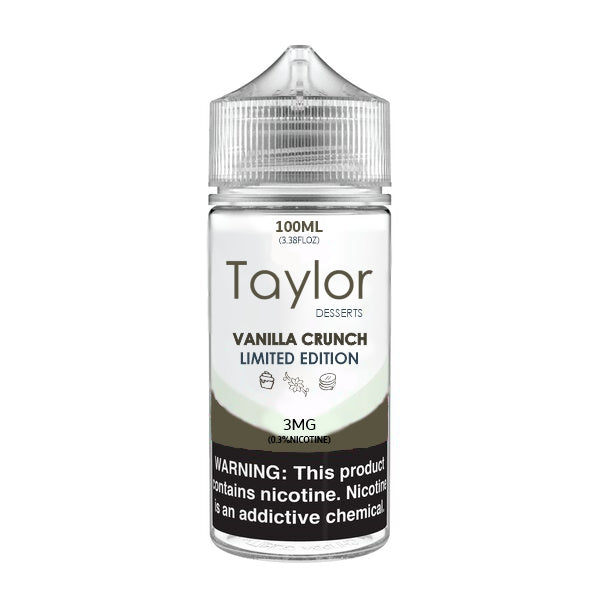 Taylor E-Liquid 100mL (Freebase) | Vanilla Crunch 3mg