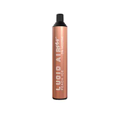 Lucid Air Plus Mesh Disposable | 5000 Puffs | 12mL | MOQ 10 | Peach Ice