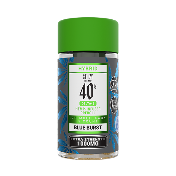 STIIIZY Pre Rolled Multi Pack – (.7g x 5 Pre Rolls) DELTA 8 | HHC | X BLEND | 3.5 Gram | 1000MG