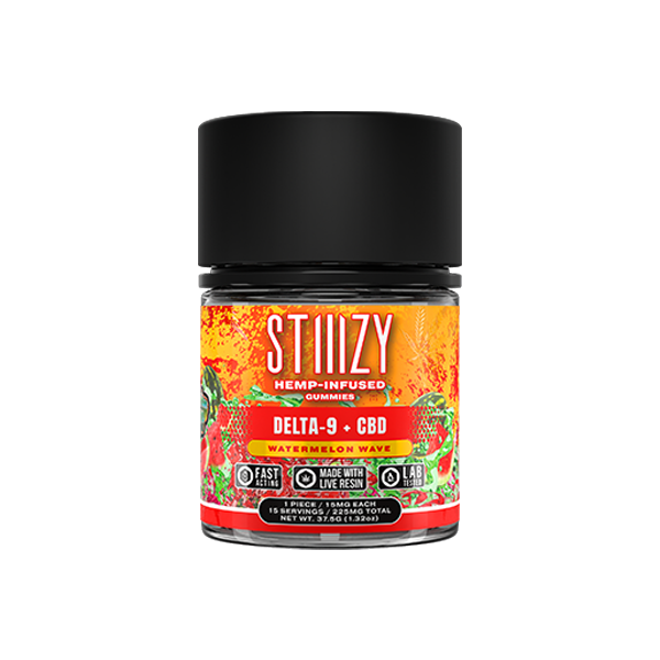 STIIIZY Gummies – DELTA 9 – CBD | 15 Pc | 225MG