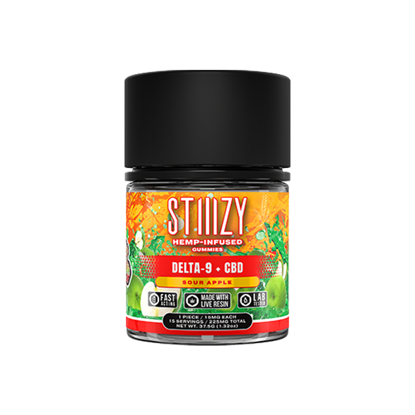 STIIIZY Gummies – DELTA 9 – CBD | 15 Pc | 225MG