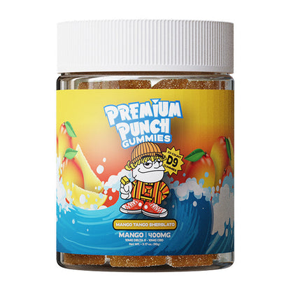Premium Vibez Delta 9 Gummies – Premium Punch 400mg 20 gummies per jar