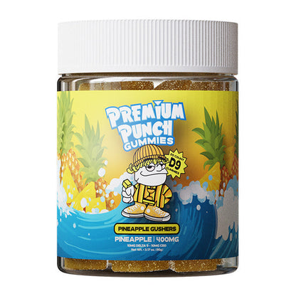 Premium Vibez Delta 9 Gummies – Premium Punch 400mg 20 gummies per jar