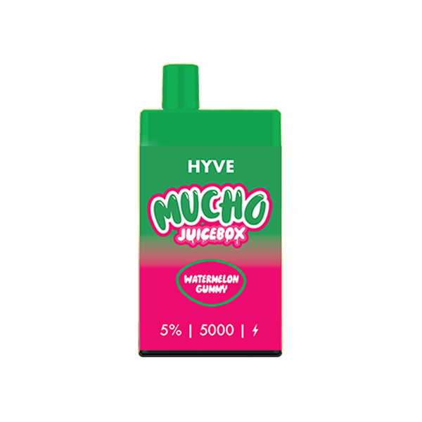 Mucho Hyve Disposable 5000 Puffs 12mL 50mg | MOQ 5 | Watermelon Gummy