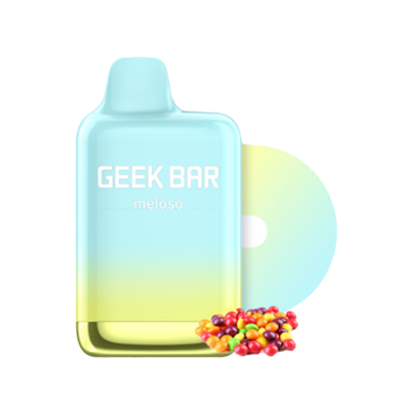 Geek Bar Meloso Max Disposable 9000 Puffs 14mL 50mg | MOQ 5  Tropical Rainbow Blast