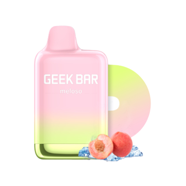 Geek Bar Meloso Max Disposable 9000 Puffs 14mL 50mg | MOQ 5  Peach Ice