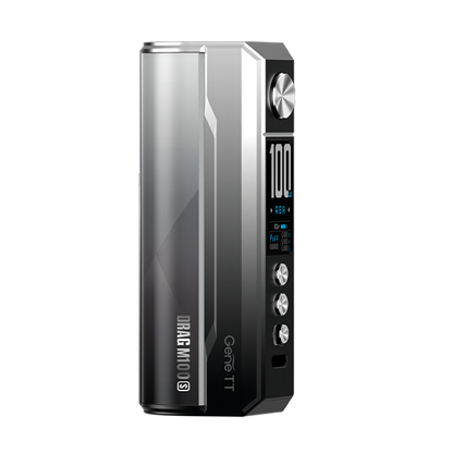 VooPoo Drag M100S Mod | Silver / Black