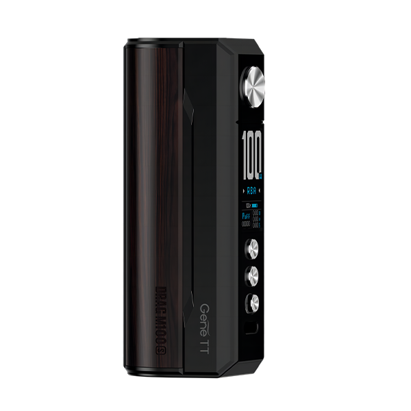 VooPoo Drag M100S Mod | Black / Darkwood