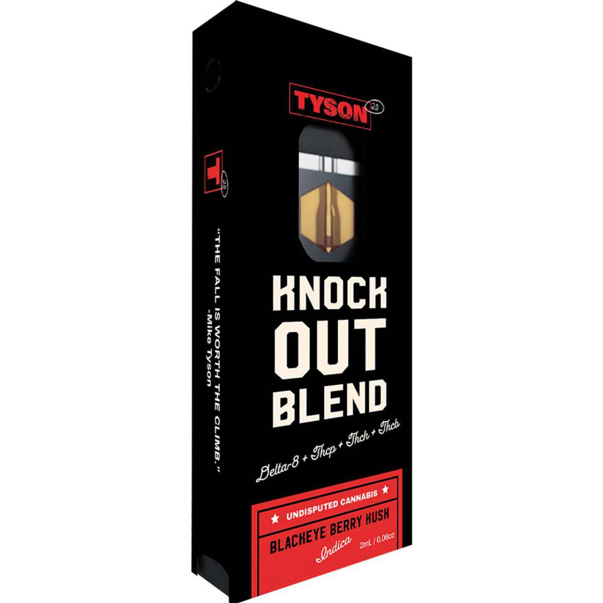 Tyson 2.0 Undisputed Knockout Blend Preheat Disposable (2g) | Blackeye Berry Kush with Packaging