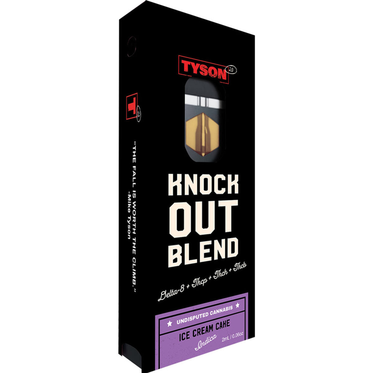 Tyson 2.0 Undisputed Knockout Blend Preheat Disposable (2g) | Ice Cream Cake with Packaging