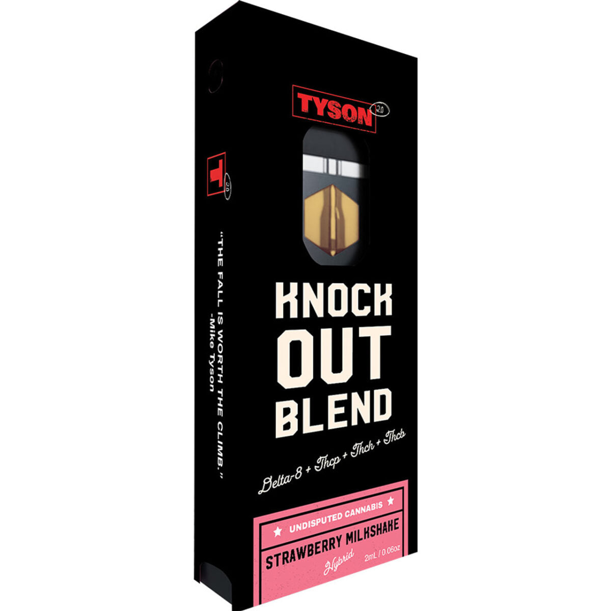 Tyson 2.0 Undisputed Knockout Blend Preheat Disposable (2g) | Strawberry Milkshake with Packaging