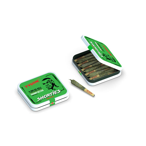 Tyson 2.0 Shorties Premium D8 Pre-Rolls (7g 10ct Tin) | Sour Diesel