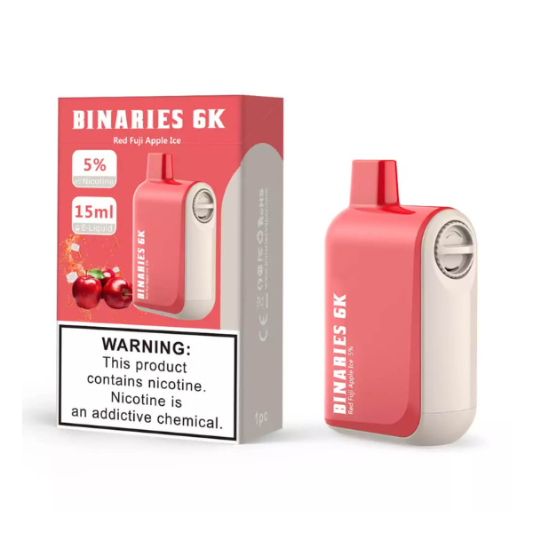 HorizonTech Binaries Cabin Disposable 6000 Puffs 15mL 50mg | MOQ 10 Red Fuji Apple Ice