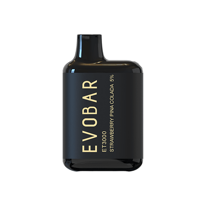 Evo Bar ET3000 Disposable 3000 Puffs 8.5mL 50mg – MOQ 10 - Strawberry Pina Colada