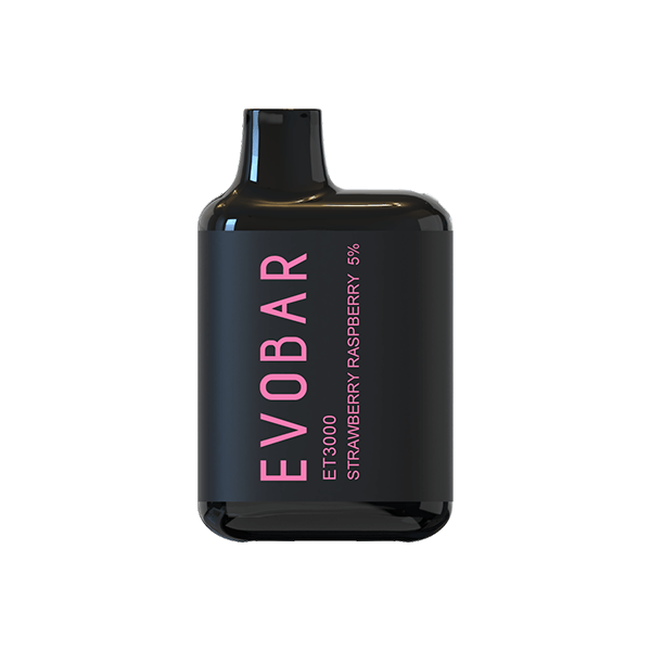 Evo Bar ET3000 Disposable 3000 Puffs 8.5mL 50mg – MOQ 10 - Strawberry Raspberry