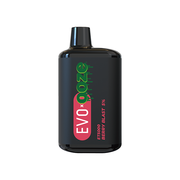 Evo Ooze Bar ET5000 Disposable 5000 Puffs 13mL 50mg | MOQ 10 | Berry Blast