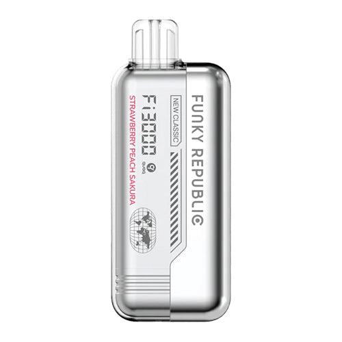 Funky Republic Fi3000 Disposable 3000 Puffs 5mL 40-50mg – MOQ 10 -Strawberry Peach Sakura