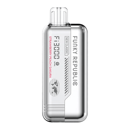 Funky Republic Fi3000 Disposable 3000 Puffs 5mL 40-50mg – MOQ 10 -Strawberry Peach Sakura
