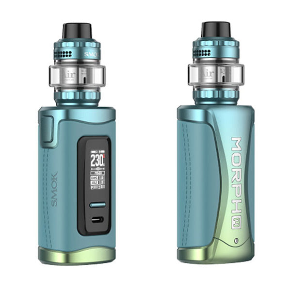 SMOK Morph 3 Kit - Blue Green Front and Back