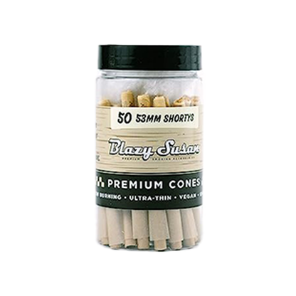 Blazy Susan Shortys 53mm Cones (50ct Jar) – Cones