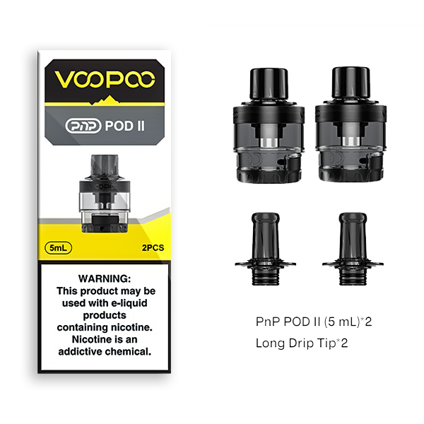 VooPoo PnP Pods - PnP Pod II 5ml (2-Pack) with Packaging