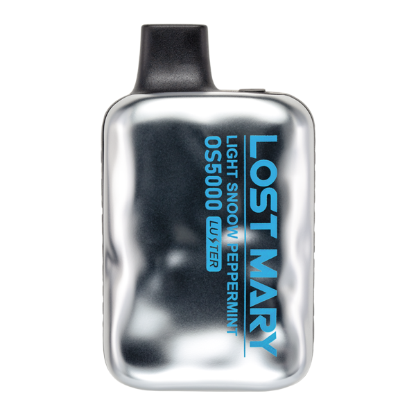 Lost Mary OS5000 Disposable 5000 Puff 10mL 40mg-50mg | MOQ 10 | Light Snooow Peppermint