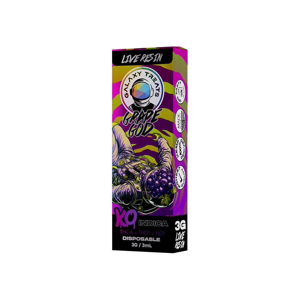 Galaxy Treats KO Live Resin THC-A + THC-P + HCP Disposable