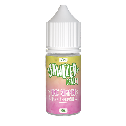 Skwezed Salt Series E-Liquid | 30mL | 25mg | Salt Nic | Pink Summer (Pink Lemonade)