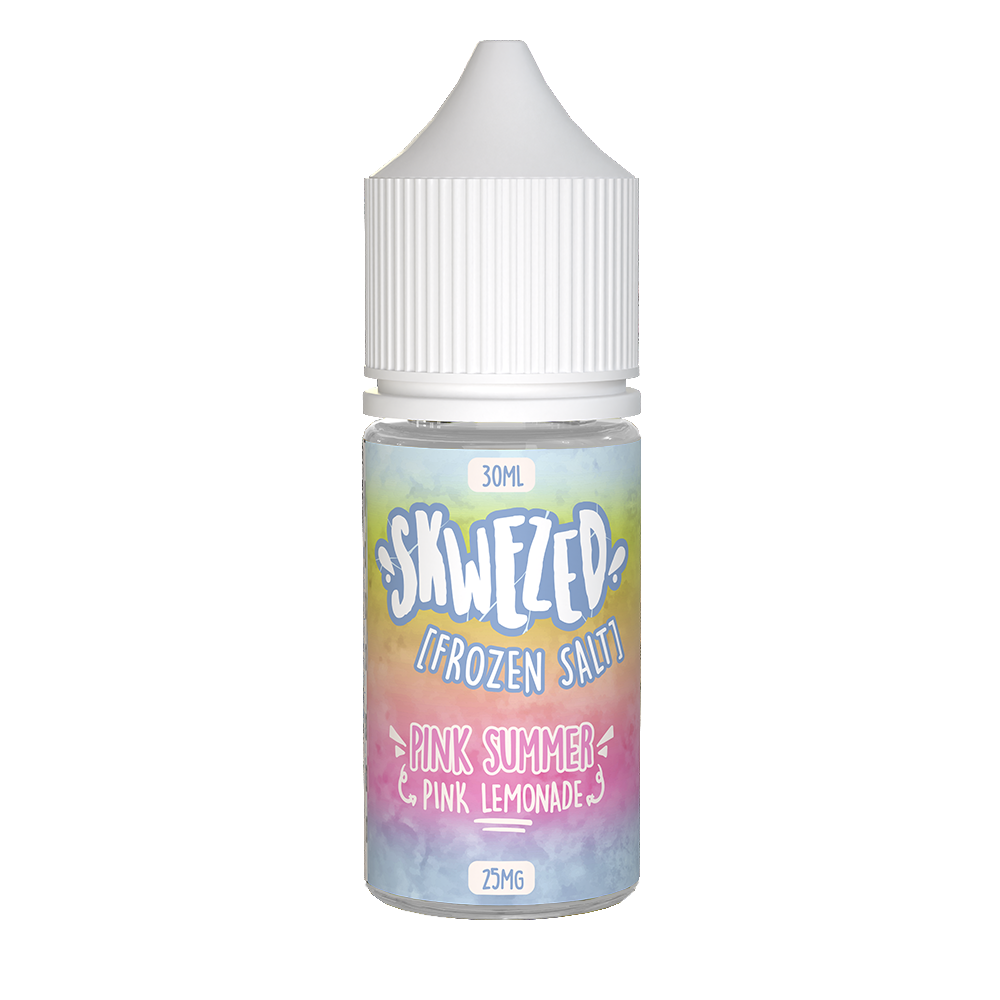 Skwezed Salt Series E-Liquid 30mL (Salt Nic) - Frozen Pink Summer (Pink Lemonade Ice)