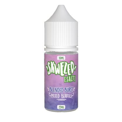 Skwezed Salt Series E-Liquid | 30mL | 25mg | Salt Nic | Blended Burst (Mixed Berries)