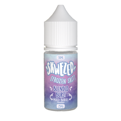 Skwezed Salt Series E-Liquid | 30mL | 25mg | Salt Nic | Frozen Blended Burst (Mixed Berries Ice)