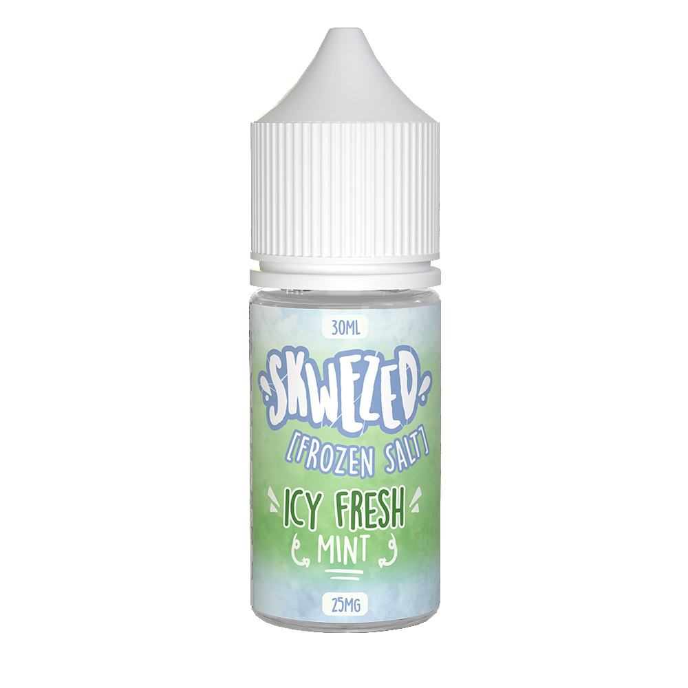 Skwezed Salt Series E-Liquid | 30mL | 25mg | Salt Nic | Frozen Icy Fresh (Mint Ice)