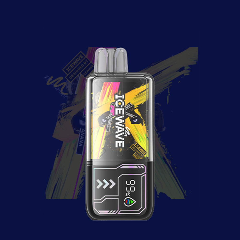 ICEWAVE Disposable X8500 Puffs | 18mL | 50mg | MOQ 5pc | Strawberry Banana