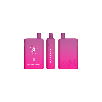 Sili Box Disposable | 6000 Puffs | 16mL | MOQ 5pc | Tropical Summer