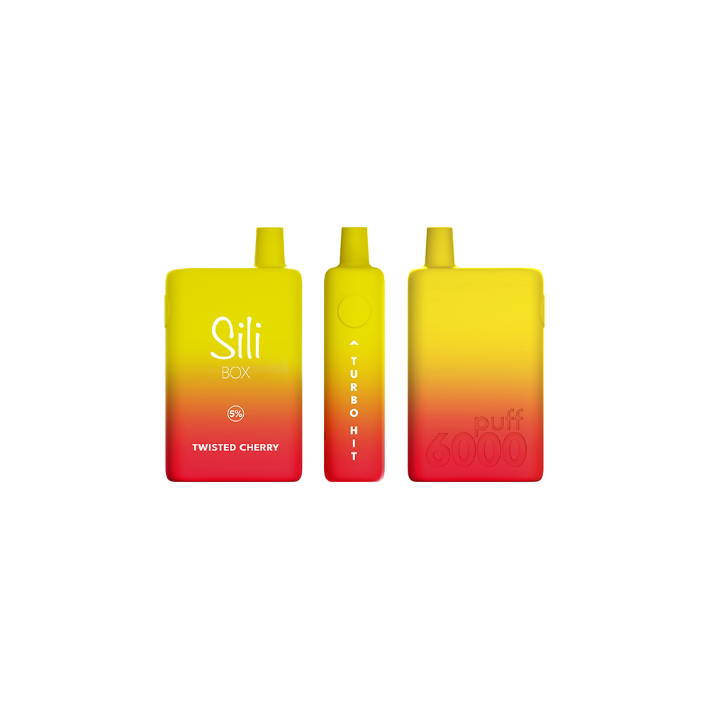 Sili Box Disposable | 6000 Puffs | 16mL | MOQ 5pc | Twisted Cherry
