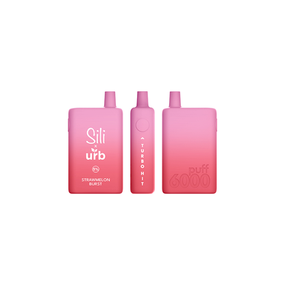 Sili X Disposable | 6000 Puffs | 16mL | | MOQ 5 | Strawmelon Burst