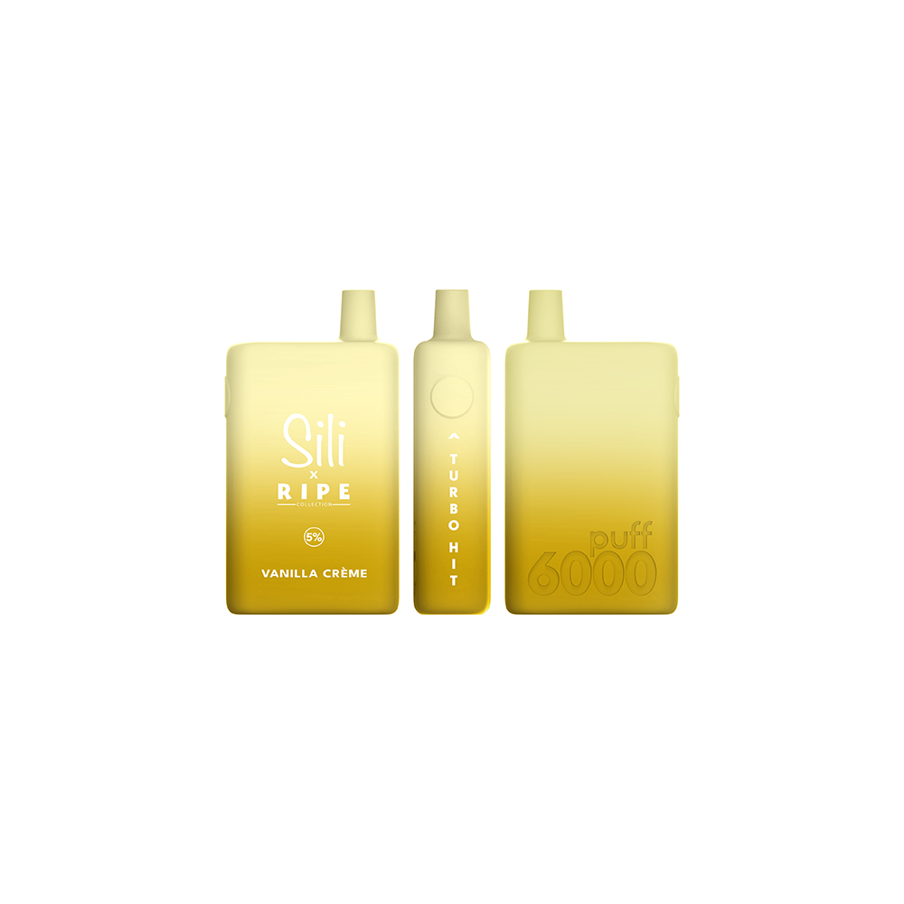 Sili X Ripe Disposable | 6000 Puffs | 16mL | MOQ 5pc | Vanilla Creme