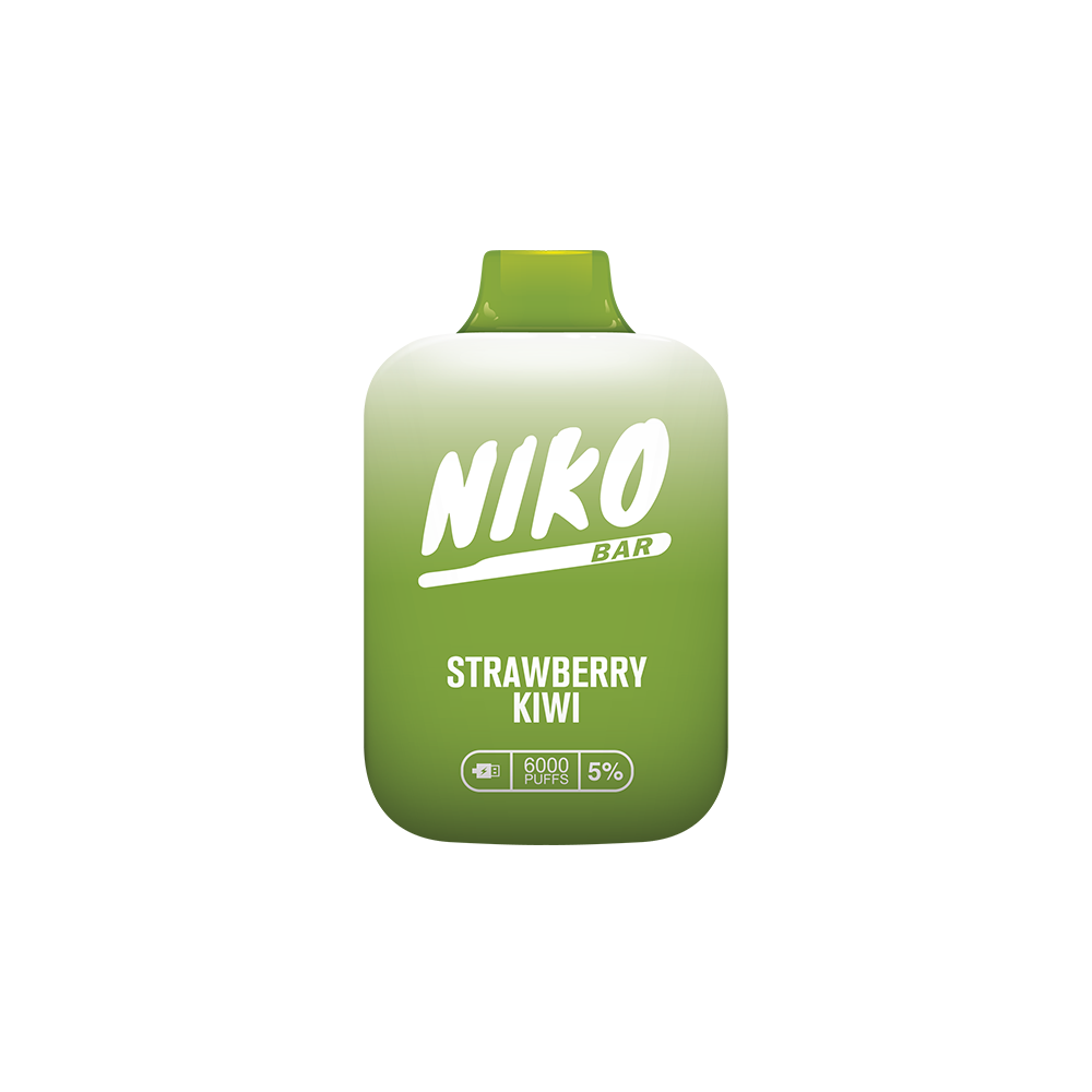 Niko Bar Disposable 7000 Puffs 15mL 50mg | MOQ 10pc Strawberry Kiwi